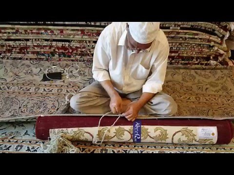 Persian Carpet edge repair.