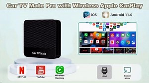 Car TV Mate Pro with Wireless CarPlay Adapter, 2025 New HDMI Multimedia Adapter for TV Stick Converter/Game Consoles/Set-Top Box/Screen Throwers, Magic Box Support Wired CarPlay Cars from 2016