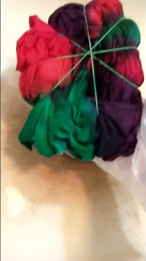 Easy spiral tie-dye shirt