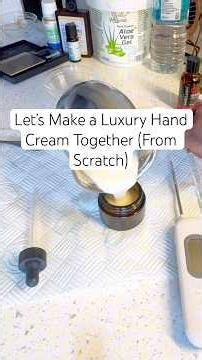 Let’s Make a Luxury Hand Cream Together (From Scratch) #smallbusiness #shorts #handcream #diy