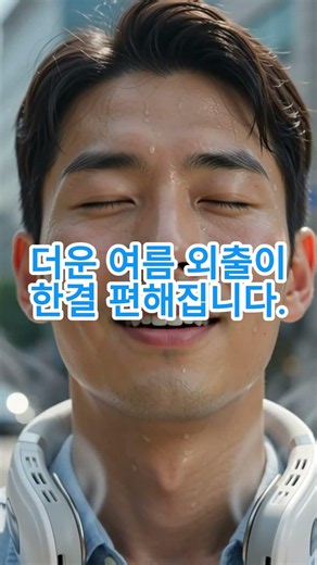 넥밴드 선풍기 추천, 출근길 더위, 목에 걸기만 하면 시원