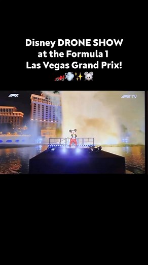 Disney unveiled a DRONE SHOW at the conclusion of the Formula 1 Las Vegas Grand Prix!!! Two words: simply lovely (p.s. if this video quality looks super bad like I might've recorded it off of my TV screen at 1:00 in the morning that's because that's EXACTLY what I did but it was just TOO COOL not to show you!!!) | Disney Food Blog
