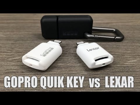 GoPro Quik Key vs Lexar Lightning SD Reader