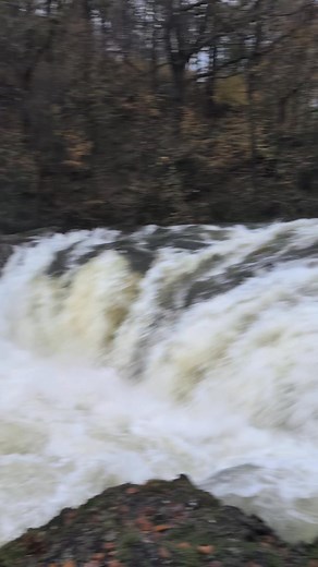 170K views · 1.3K reactions | Quick pit stop on the school run this afternoon  The power of water leaving the valley is pretty spectacular as it drops down Skelwith Force waterfall  A couple of pictures at the end of it in its normal state while the boys where fishing the other month | Great Langdale Glamping | Facebook