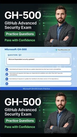 GitHub Advanced Security GH-500 | Practice Questions