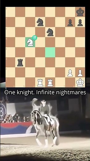 He Took the Knight… and Got Mated 😳♞ | Ne5 Brilliant Move Explained #chess #chessbaseindia