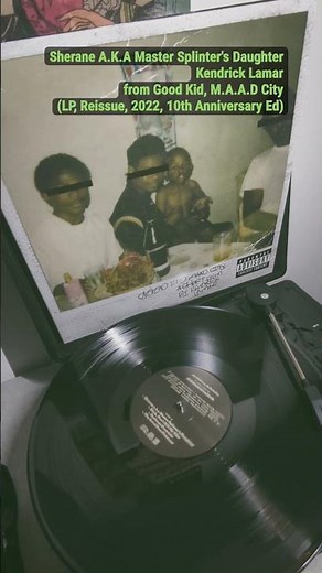 Sherane A.K.A Master Splinter's Daughter (pt.2) - ‪@kendricklamar‬ #hiphopvinyl #rap #gkmc #record