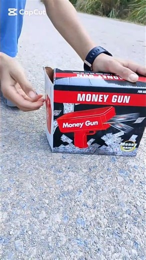 Unboxing and Testing Money Gun #trending #viral #viral