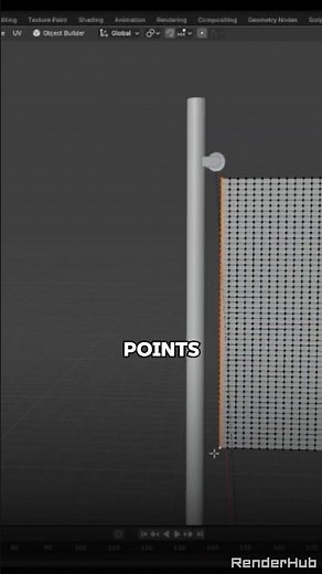 Weave Simulation Using Cloth Modifier in Blender