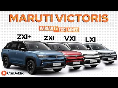 Maruti Victoris Variants Explained: Which One Is Actually Victorious?