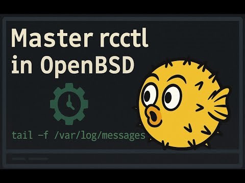 Master rcctl in OpenBSD
