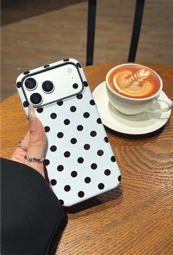 Full-Body Shockproof Polka Dot Phone Case
