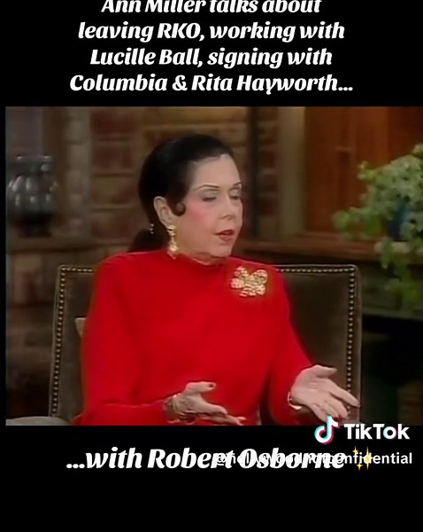 Ann Miller interviewed on TCM ✨ #annmiller #oldhollywood #classicmovies #fyp #fypツ #foryou