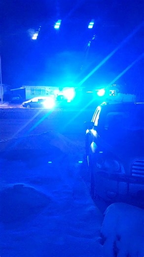 Paramedics responding to an emergency