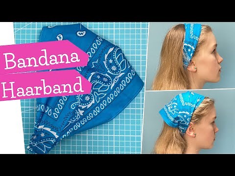 Sewing a headband for adults and children | Bandana Headband | DIY sewing instructions | mommymade