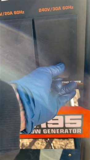 Harbor freight generator welder provides its own power for off grid welding projects