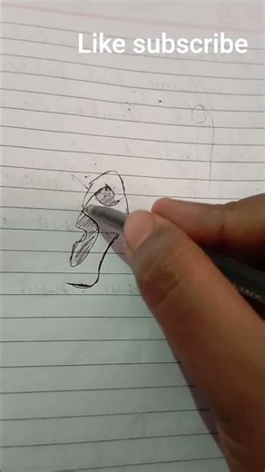 how to make anime ear easily #anime #manga #demonslayerinfinitycastlearc