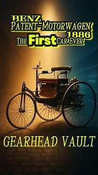 The First Car Ever: Benz Patent-Motorwagen 1886
