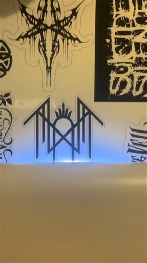 Band stickers #stickerart #metal #customsticker #custom