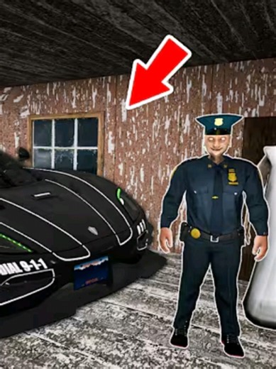 Granny Weely: Granny vs Grandpa-Cop vs Police Super Car