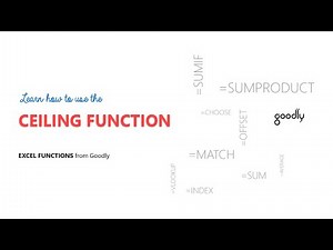 CEILING function in Excel