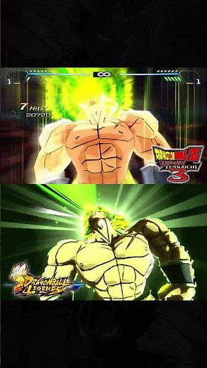 Broly SSJ Full Power Legendary Finish | Legends Vs BT3 #DBLegends #DBZBT3