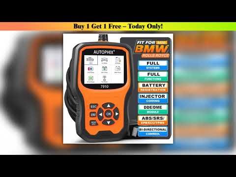 Hands-on AUTOPHIX 7910 for BMW For Rolls Royce for Mini OBD2 Scanner Full Systems Oil Airbag