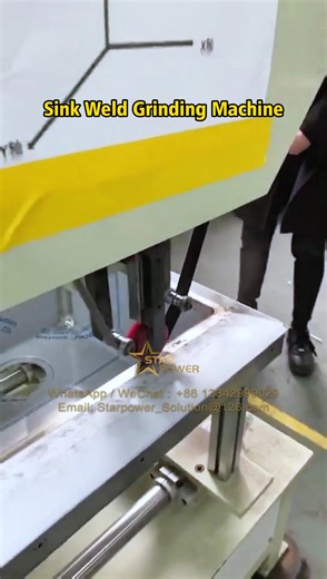 Handmade Sink Automatic Grinding Machine, Handmade Sink Making machine, Handmade Sink Production Line #sink #machine #grindingmachine | STAR POWER Technology