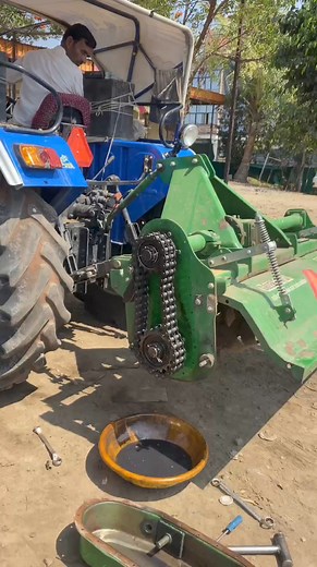 Rotavator 💪 servicing #viral | Mh.juber inamdar