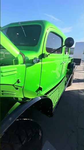 THIS Electric Green Desert Power Wagon SEMA BUILD IS UP FOR GRABS!