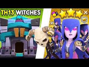 The Ultimate Witch Guide || TH13 WITCH Attack Strategy 2023 works!