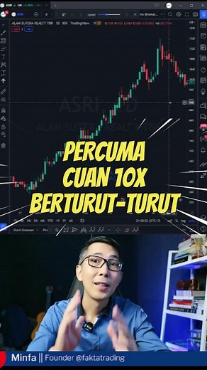 Jangan happy dulu kalo bisa cuan 10x berturut-turut…why? Jawabannya ada di tengah video ini… happy trading, happy cuan. 💻💻💰💰✅✅🎯🎯 #saham #sahampemula #sahampemula2021 #tradersaham #tradersahamindonesia #cuansaham #faktatrading #pasarsaham #ihsg #sahambluechip