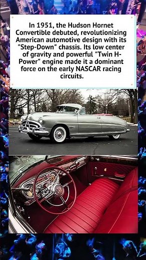 The Legendary 1951 Hudson Hornet Convertible 🏎️