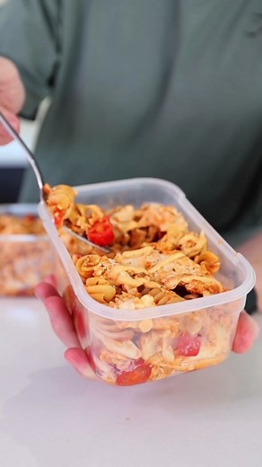 Peri Peri Chicken Pasta Salad Recipe - Easy High Protein Meal Prep