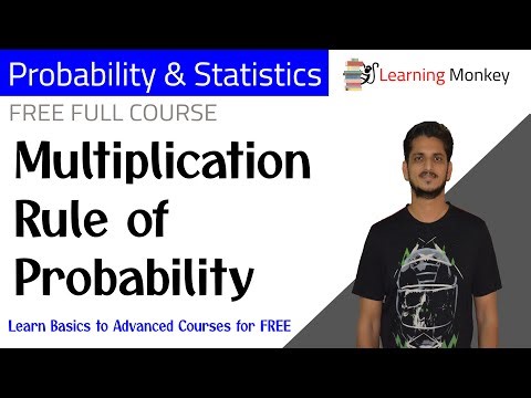 Multiplication Rule of Probability || Lesson 35 || Probability & Statistics || Learning Monkey ||