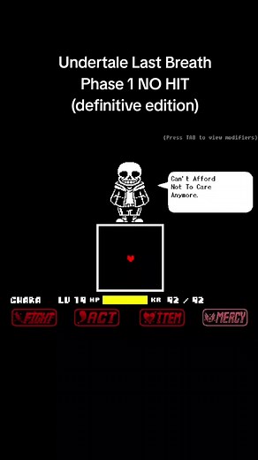 Undertale Last Breath: Phase 1 No Hit Guide