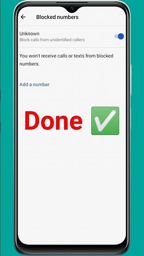 How to Block Unknown/Private Numbers on Vivo Phones Easily #shorts