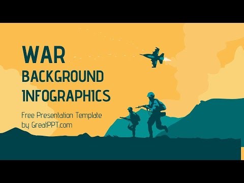 Free War Background Infographics for PowerPoint & Google Slides by GreatPPT