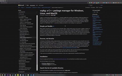 c   vcpkg安装和使用教程