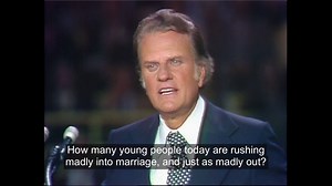 23K views · 958 reactions | In part two of our video series on love, Billy Graham talks about one of the most important decisions we will ever make: marriage. Watch this humorous and meaningful message from Mr. Graham about the significance of marriage: | Billy Graham Evangelistic Association | Facebook
