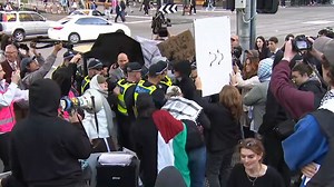 Anti-police activists protest in Melbourne