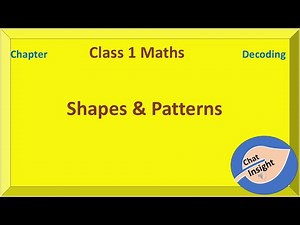 Class 1 Maths Shapes and Patterns