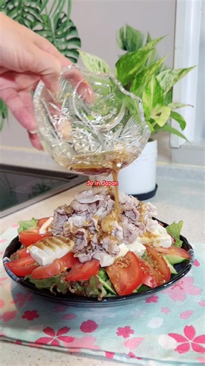 Homemade Japanese salad dressing you must try 😋 #shorts #saladdressing #japanesefood #howto