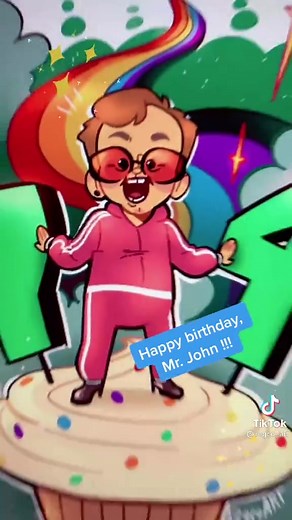 Elton John Birthday Cake Farting Celebration