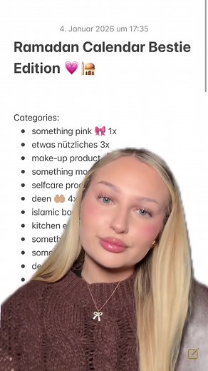 Ramadan Kalender Ideen für 2026 🎀