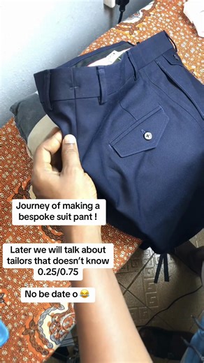 Journey of Making Bespoke Suit Pants