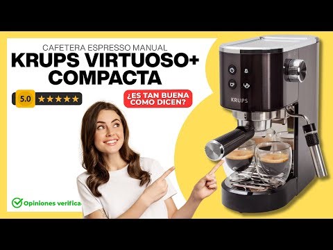 Krups Virtuoso+ Compact Manual Espresso Machine | 💬 REVIEW in SPANISH