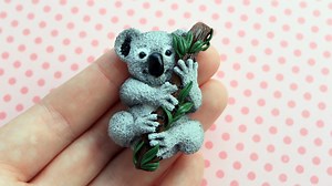 7.2K views · 380 reactions | Miniature Koala To make Koala, I use polymer clay, which is baked in the oven. More useful videos on my Sweetminidollhouse page and YouTube channel: https://www.youtube.com/channel/UC9xYiFTPZZW_lBSnptT5L-g  Music: Title: Here We Go Again Artist: Global Genius Title: Lemon Drops (feat. Jacquire King, Stephan Sharp) Artist: The K Club | Sweetminidollhouse | Facebook