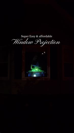 Katelyn Showalter on Instagram: "The easiest DIY with the most impact! Comment SHOP & I’ll send you everything we used! We also do these for Christmas with little elves working in Santa’s workshop. It’s really a 10/10 DIY! . . . . #HalloweenWindow #SpookyDIY #HalloweenDecorIdeas #HauntedHouseVibes #DIYHalloweenDecor #HalloweenProjection #CreepyWindowDisplay #HalloweenHomeDecor"