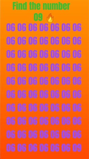 find the number 09 #shorts #viral #emojigame
